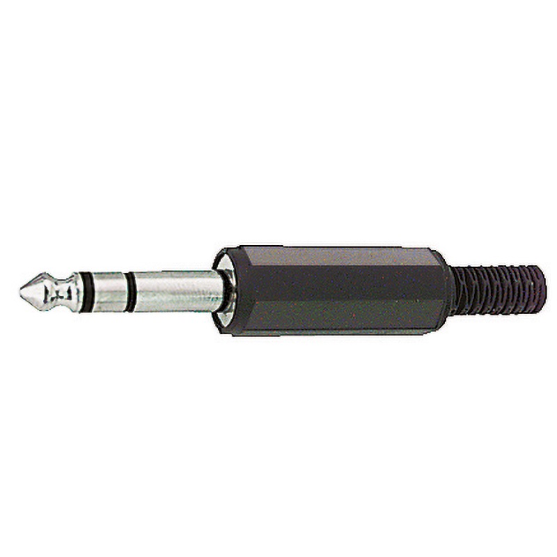 Spina volante stereo 3 poli 6,3 mm connessioni audio professionali e domestiche