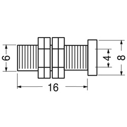 Boccola passante foro 4 mm fissaggio sicuro pannelli impianti elettrici robusta durata