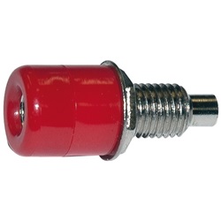 Boccola isolante cieca nera 4 mm protezione connessioni elettriche installazioni sicure
