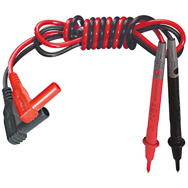 Coppia puntali R/N 1000V CATIII isolamento sicuro design ergonomico per professionisti elettrici