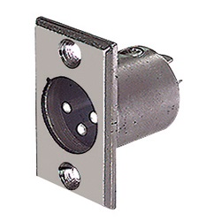 Spina pannello microfonica 3 poli standard connettore audio stabile durevole per impianti professionali