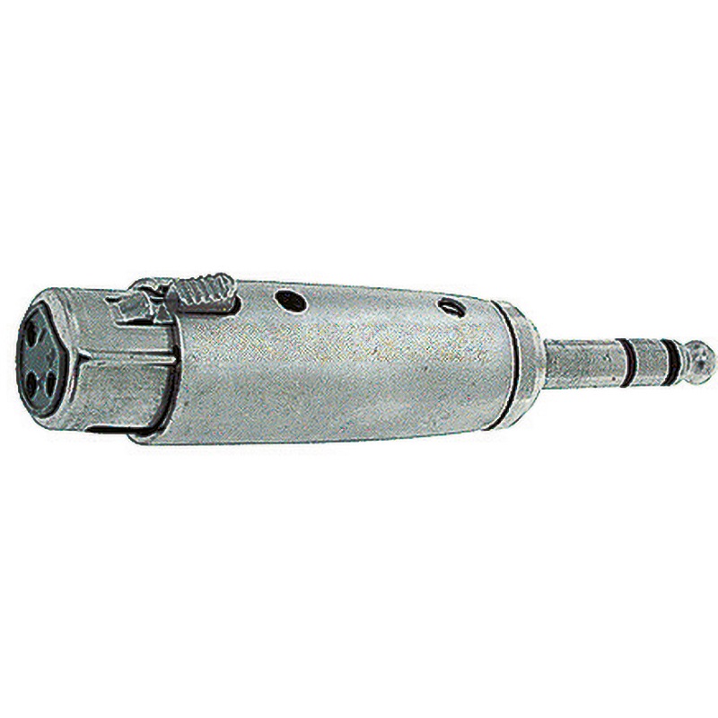Adattatore elettrico 3 poli femmina/maschio 6.3 mm connessioni sicure impianti elettrici