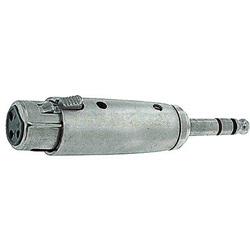 Adattatore elettrico 3 poli femmina/maschio 6.3 mm connessioni sicure impianti elettrici