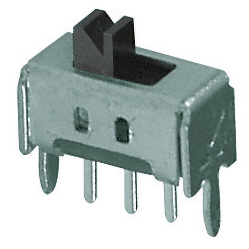 Mini deviatore compatto 1SC2P 8,6x4,3x6,3 mm per montaggio su circuito stampato, alta affidabilità e versatilità per impianti elettrici