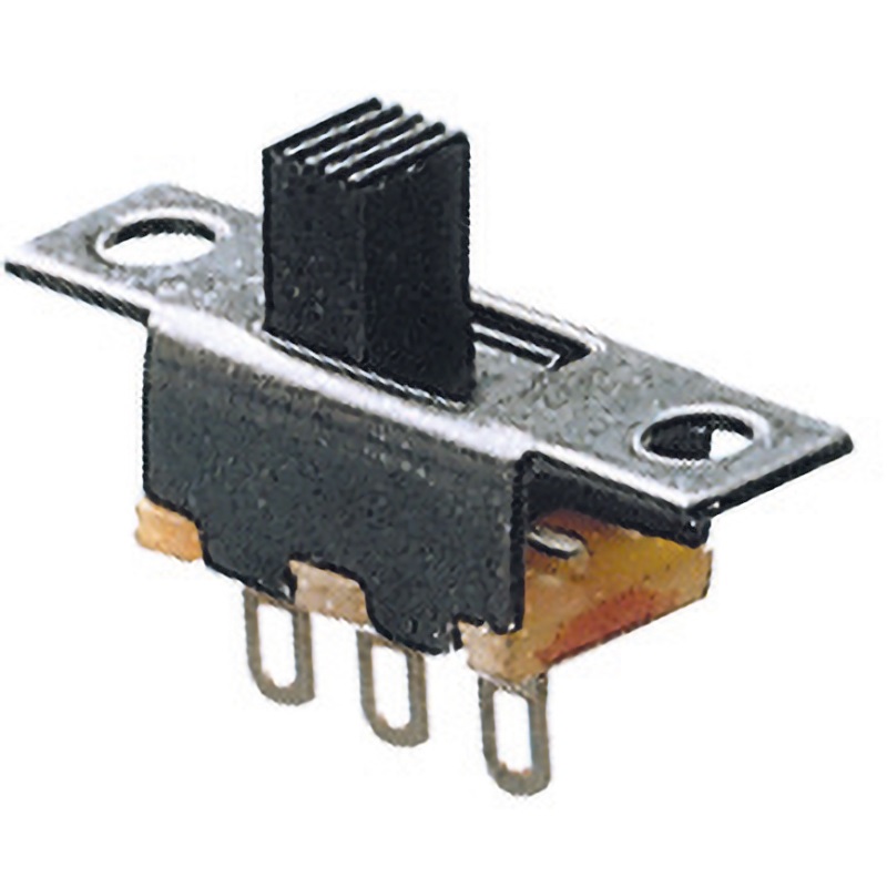 Deviatore verde compatto 1 polo 2 posizioni 19x5,4x8,8 mm per impianti elettrici affidabili