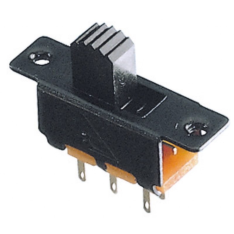 Deviatore verticale compatto 2 vie 2 poli 23x7,5x14 mm per impianti elettrici precisi e affidabili