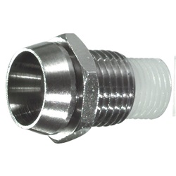Portaled incavato nichelato diametro 5 mm per installazioni elettriche precise e resistenti