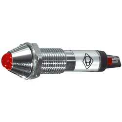 Segnalatore neon conico rosso 220 V alta visibilità per pannelli elettrici industriali