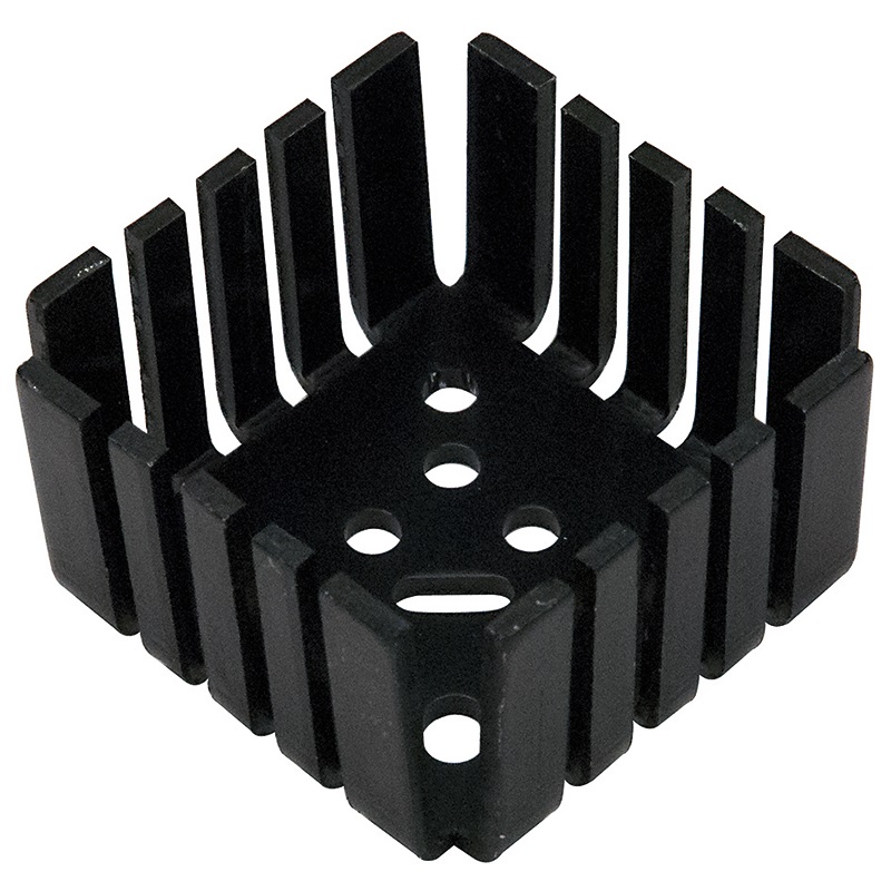 Dissipatore alluminio anodizzato raffreddamento efficiente compatibile TO3 per dispositivi elettronici