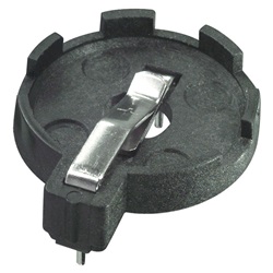 Portabatteria compatto per pile a bottone 20 mm, materiali resistenti, installazione rapida, uso elettronico