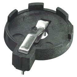 Portabatteria compatto per pile a bottone 20 mm, materiali resistenti, installazione rapida, uso elettronico
