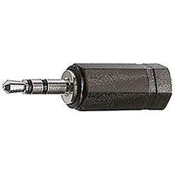 Adattatore audio jack stereo 3,5 mm a 2,5 mm compatto per impianti elettrici e audio professionali