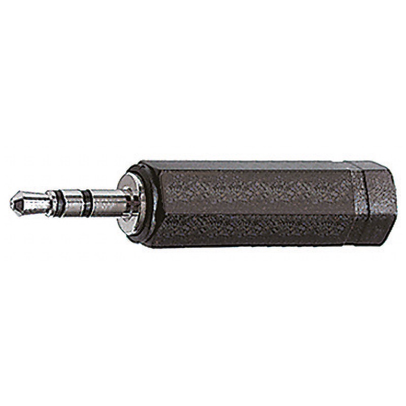 Adattatore audio stereo spina 3,5 mm presa 6,3 mm compatto per impianti professionali e domestici