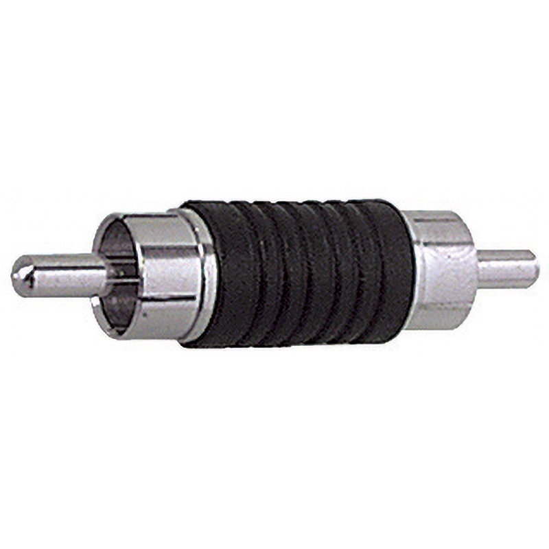 Adattatore RCA spina-spina compatto resistente per connessioni audio video impianti multimediali