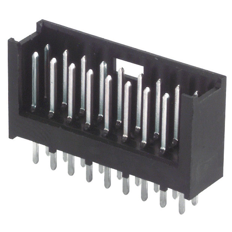 Connettore modulare 2 moduli maschio 2x4 poli alta affidabilità impianti elettrici professionali