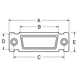Connettore subminiatura maschio 15 poli compatto per automazione e controllo