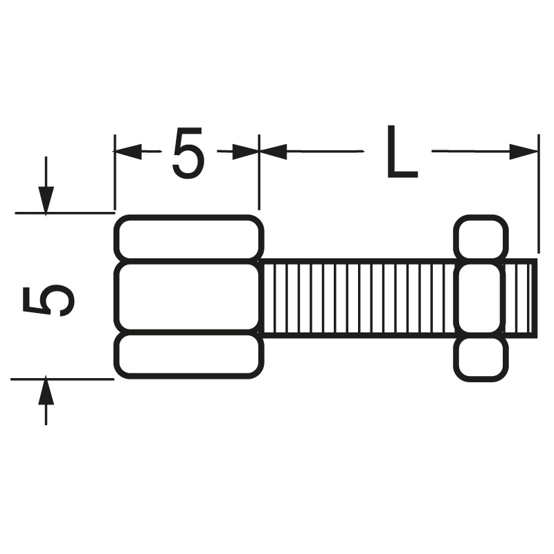 Distanziatore metallico resistente per connessioni a vaschetta installazioni elettriche sicure e ordinate