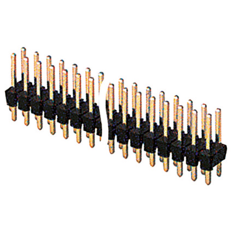 Strip-line verticale 2,54 mm 40+40 poli connessioni compatte impianti elettrici