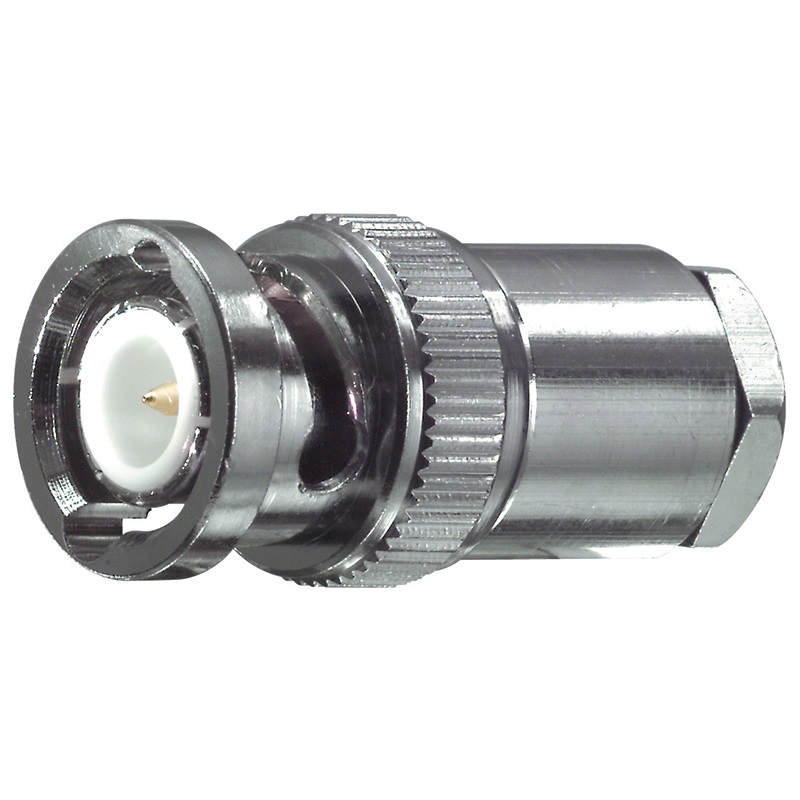 Spina BNC 50 ohm compatta montaggio rapido trasmissione segnale stabile impianti elettrici