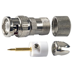 Spina volante BNC connessione rapida 75 ohm per installazioni elettriche professionali e domestiche