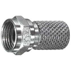 Spina F avvitabile per cavo 5 mm con anello di tenuta, connessioni elettriche sicure e durature