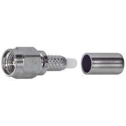 Spina volante SMA connettore per cavo RG174/U trasmissione dati alta frequenza installazioni elettriche ed elettroniche