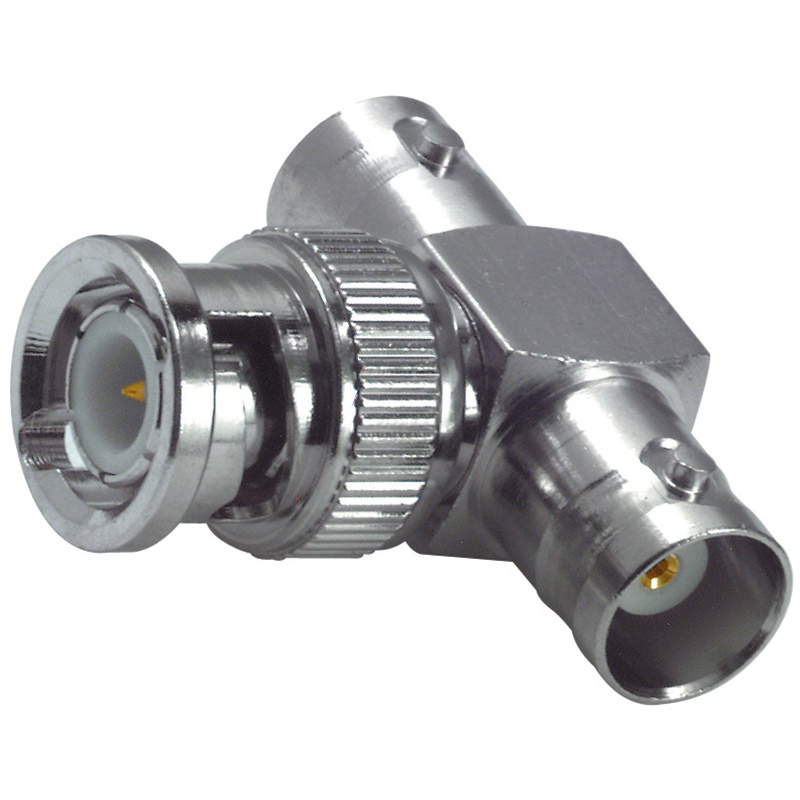 Adattatore BNC a T maschio 2 femmine UG274 per segnale video e dati professionale