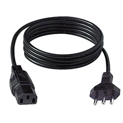 Cavo alimentazione italiano C13 3x0,75mm² 2 metri per apparecchi elettrici domestici e professionali