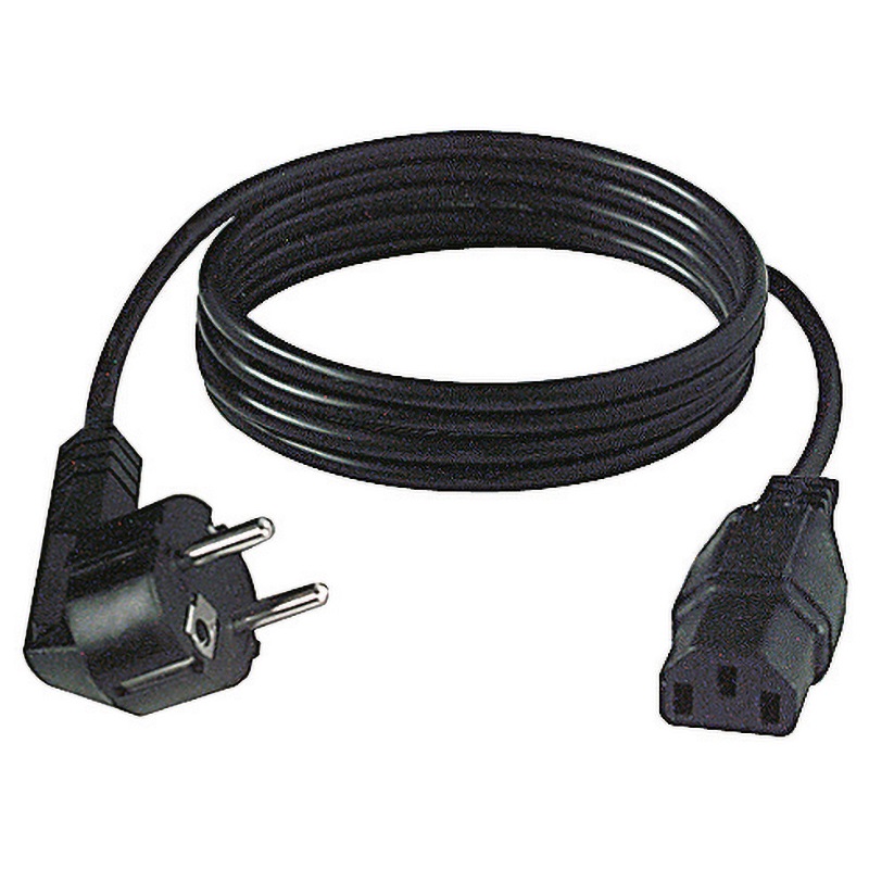 Cavo alimentazione SCK 90 spina C13 3x0,75 mm² 2 metri resistente e affidabile