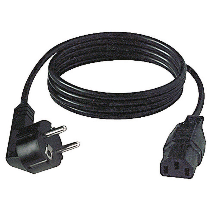 Cavo alimentazione SCK 90 spina C13 3x0,75 mm² 2 metri resistente e affidabile