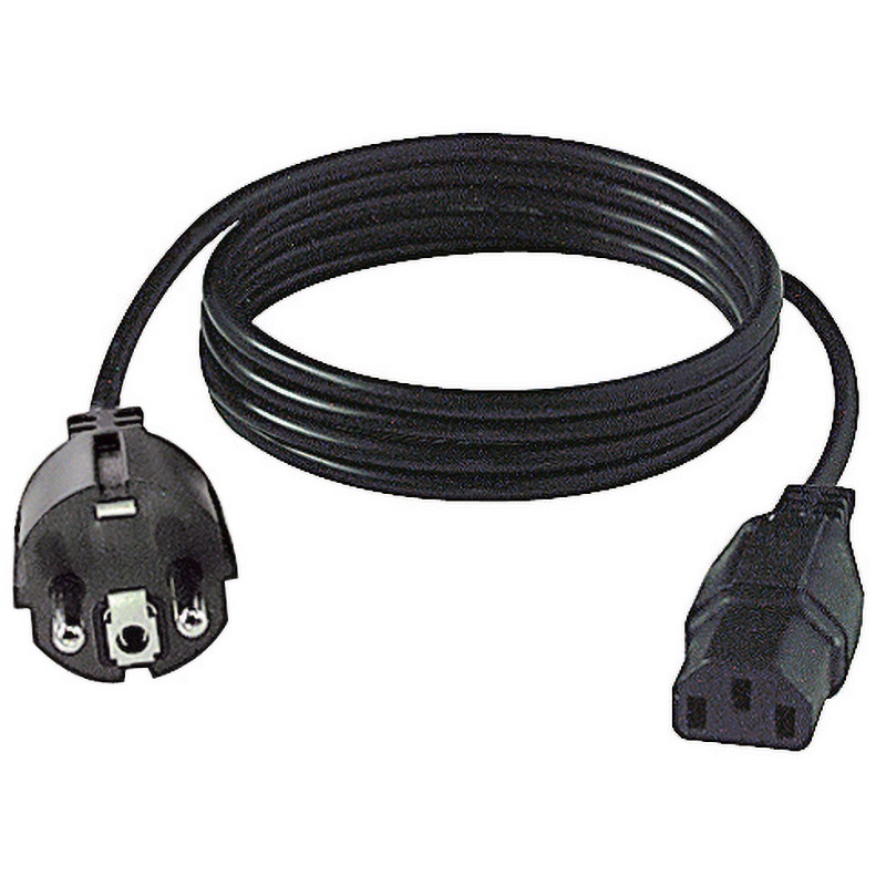 Cavo alimentazione SCK/C13 3x0,75mm² 2m flessibile per apparecchiature elettriche e informatiche