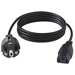 Cavo alimentazione SCK/C13 3x0,75mm² 2m flessibile per apparecchiature elettriche e informatiche