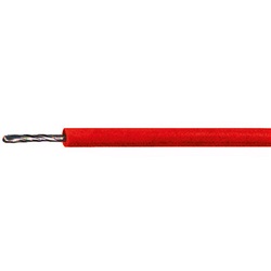 Cavetto flessibile rosso 0,75 mm² per impianti elettrici domestici e industriali