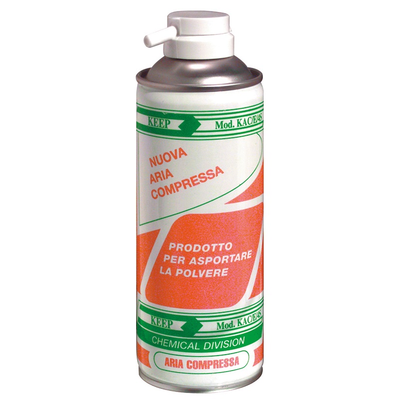 Spray aria compressa 400 ml ecologico per pulizia componenti elettrici e apparecchiature delicate