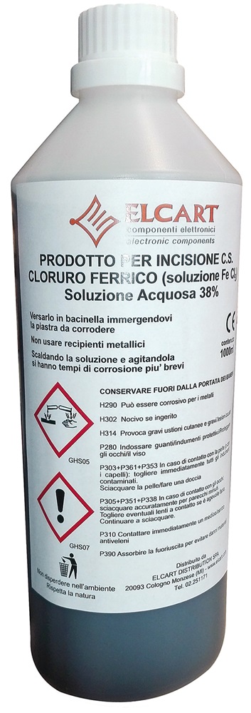Flacone acido 1000g pulizia manutenzione circuiti elettrici efficienza durata impianti