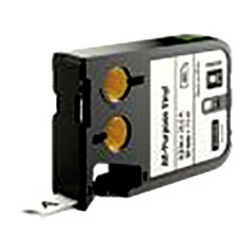 Nastro vinilico 54mm nero su bianco resistente isolamento e segnalazione elettrica