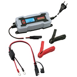 Caricabatterie intelligente DC 6V/12V con protezione sovraccarichi per veicoli auto