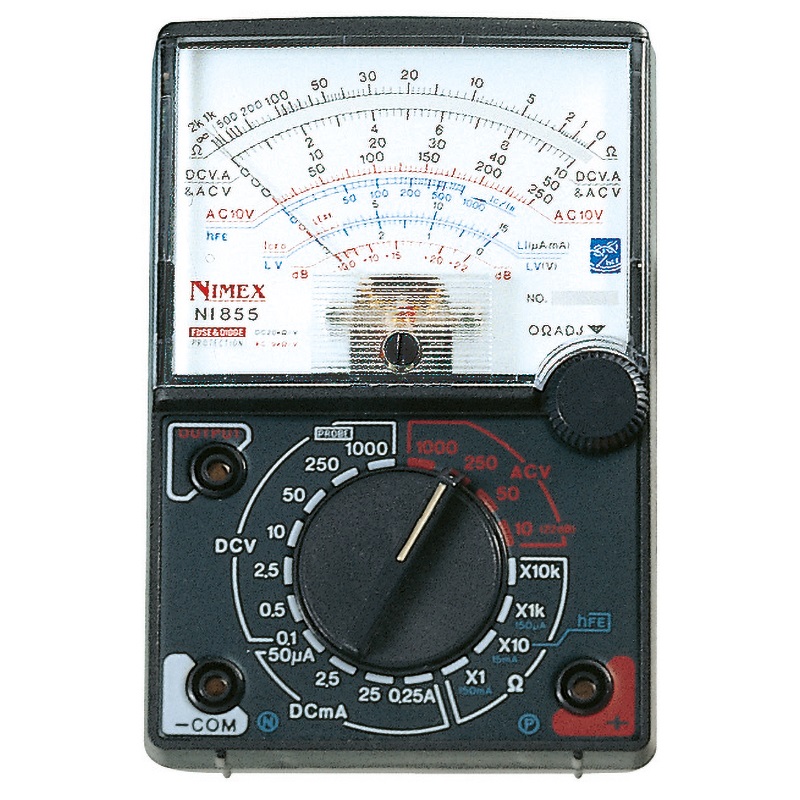 Tester analogico 1000V NI855 precisione affidabilità controllo impianti elettrici professionale