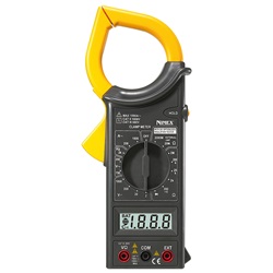 Pinza amperometrica digitale NI6266 con display chiaro, misurazioni senza interruzione circuito, uso professionale elettrico