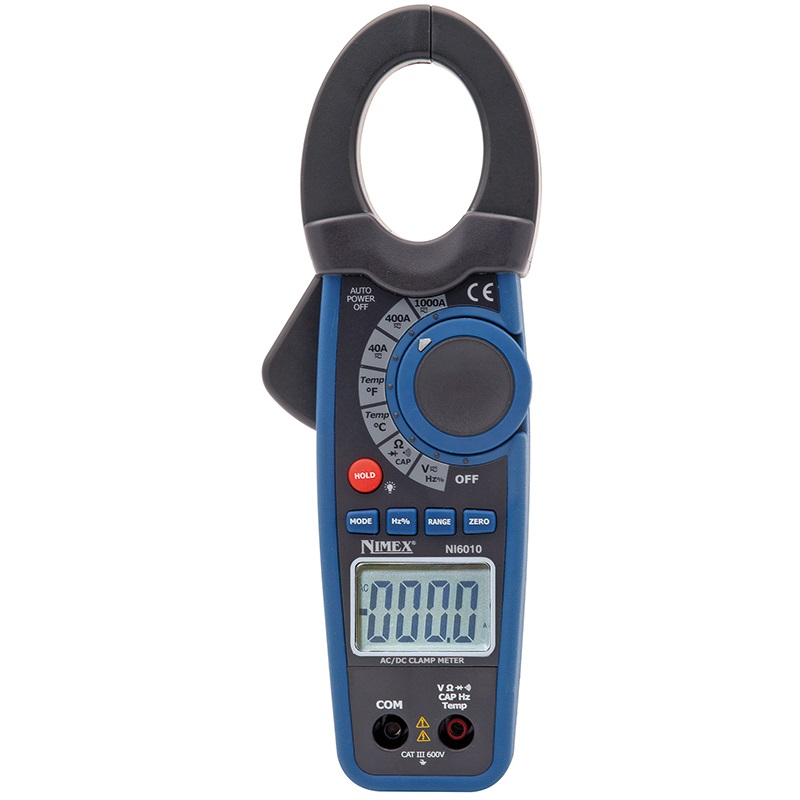 Pinza amperometrica digitale autorange compatta per misurazioni elettriche precise e rapide