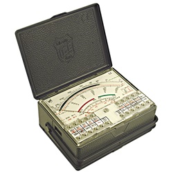 Multimetro analogico mod. 680R, misurazioni precise tensione corrente resistenza, uso professionale elettricisti