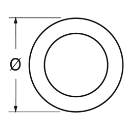 Buzzer piezoelettrico 35 mm segnale 2,6 kHz basso consumo per impianti industriali