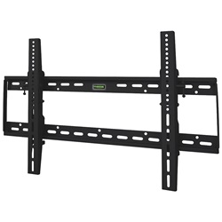 Supporto regolabile TV nero design elegante montaggio rapido comfort visivo ambienti domestici e professionali