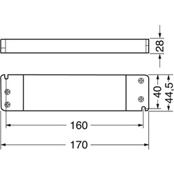 Led Driver 75W 24Vcc Morsetti