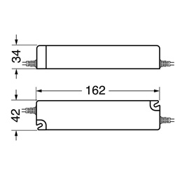 Driver LED 60W 24Vcc IP67 compatto resistente per illuminazione esterna efficiente