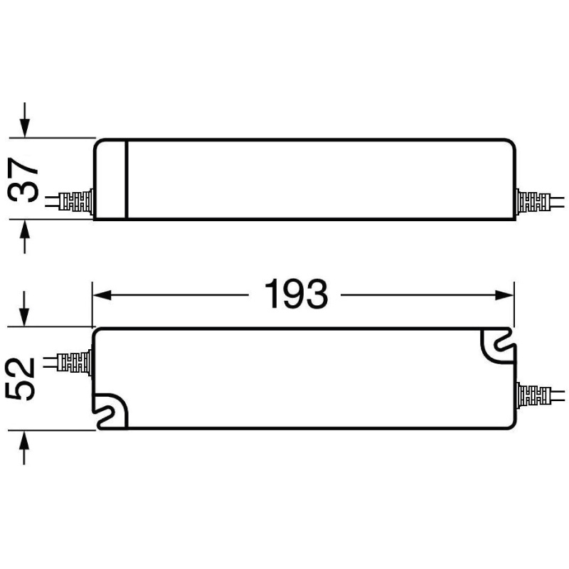 Driver LED 100W 24Vcc IP67 fili liberi per illuminazione esterna e industriale