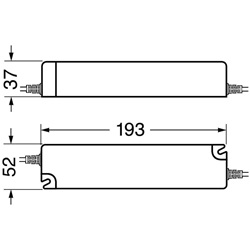 Driver LED 100W 24Vcc IP67 fili liberi per illuminazione esterna e industriale