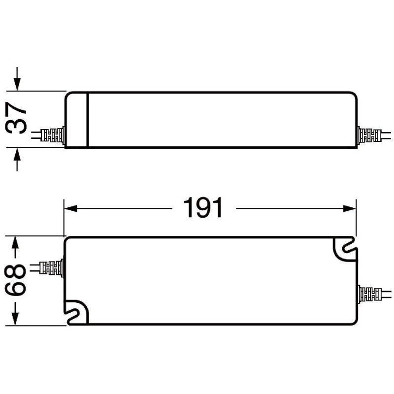 Driver LED 150W 24Vcc IP66 resistente impermeabile per illuminazione esterna e segnalazione