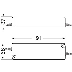 Driver LED 150W 24Vcc IP66 resistente impermeabile per illuminazione esterna e segnalazione
