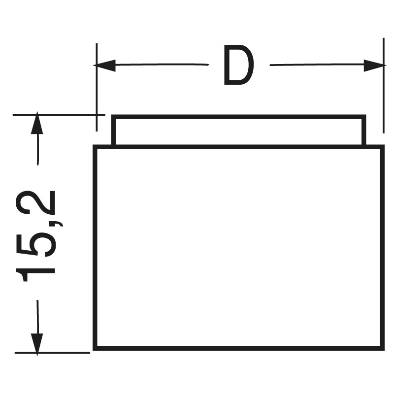 Manopola con indice diametro 20 mm altezza 16 mm per applicazioni elettriche controllo preciso ergonomica